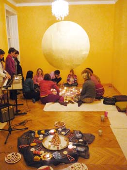 Weihnachten Mandala legen 21